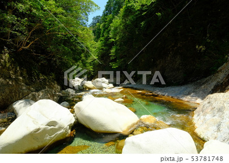 前鬼川の夏(奈良県吉野郡下北山村) 前鬼川の夏(奈良県吉野郡下北山村) 53781748
