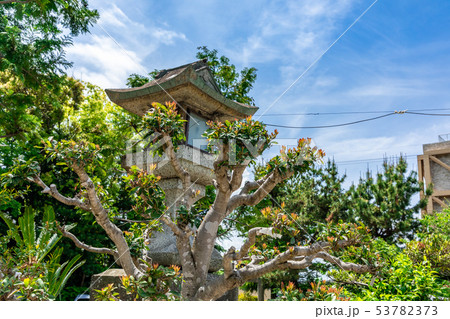 石灯籠 津城跡高山神社 石灯籠 津城跡高山神社 53782373