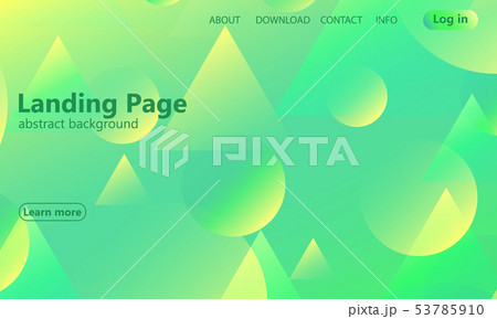 Website landing page. Geometric background. Website landing page. Geometric background. 53785910