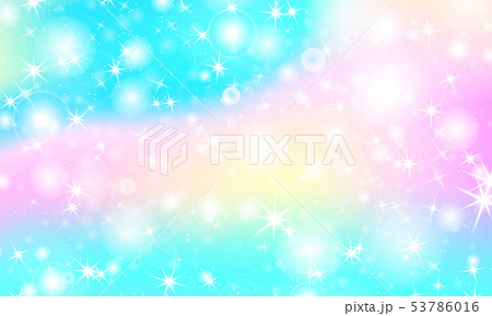 Unicorn rainbow background. Holographic sky Unicorn rainbow background. Holographic sky 53786016