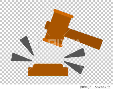 オークションのイラスト素材