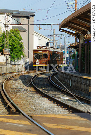 太秦広隆寺駅　列車　路面電車 53787015