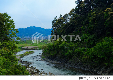 トロッコ列車 保津峡 亀岡付近 トロッコ列車 保津峡 亀岡付近 53787132