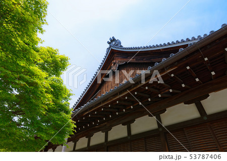 天龍寺　屋根 53787406