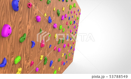 ボルダリングウォール　ウッド　左 53788549