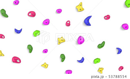 ボルダリングウォール クローズアップ ボルダリングウォール クローズアップ 53788554