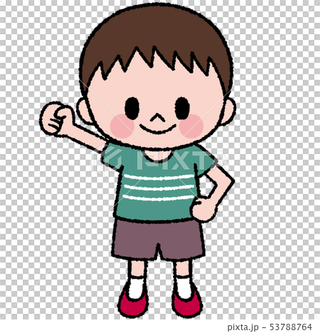 全身 男の子 イラストのイラスト素材