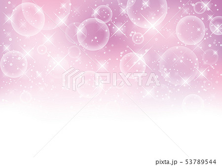 光 泡 キラキラ 背景 ピンクのイラスト素材