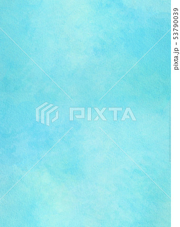 背景-テクスチャ-紙-水彩-ブルー 53790039