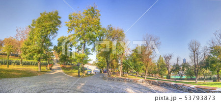Primorsky Boulevard in Odessa at fall 53793873