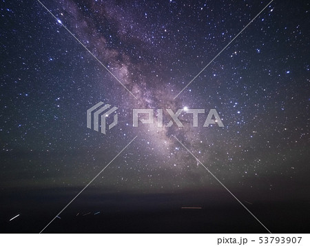 伊豆諸島 神津島 星空絶景 天の川 伊豆諸島 神津島 星空絶景 天の川 53793907