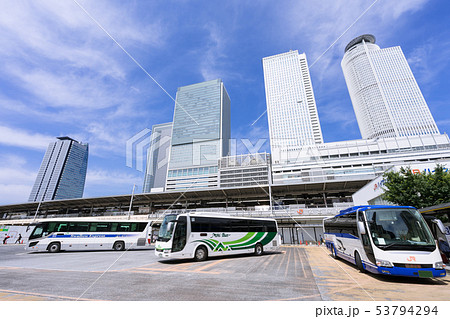 名古屋駅（新幹線口）　JRハイウェイバスのりば  JR名古屋 バスターミナル  53794294
