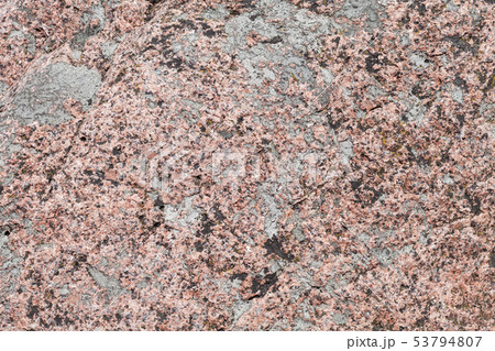 Natural granite stone with lichen on it Natural granite stone with lichen on it 53794807