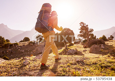 Hike in Fann mountains 53795438