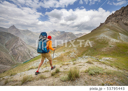 Hike in Fann mountains 53795443