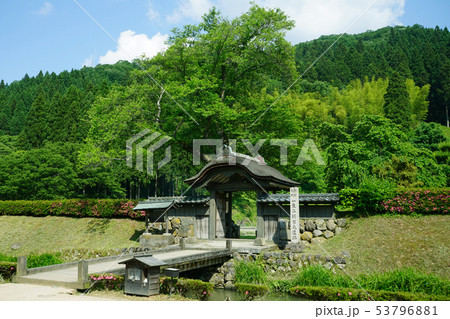 一乗谷朝倉遺跡 日本遺産 唐門 一乗谷朝倉遺跡 日本遺産 唐門 53796881