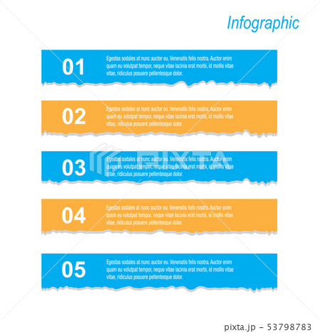 Info-graphic design template. 53798783