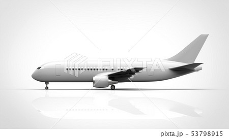 飛行機 側面のイラスト素材