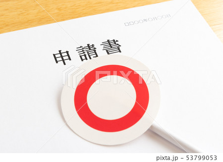 申請書 書類 審査 ○ 行政手続き 申請書 書類 審査 ○ 行政手続き 53799053