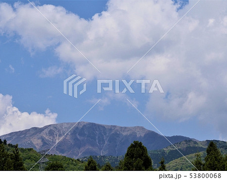 岐阜県　関ケ原町　関ケ原から見た伊吹山（初夏） 53800068