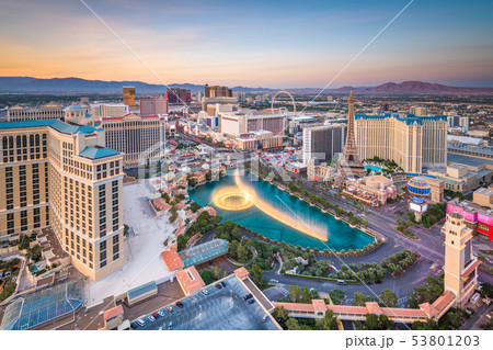 Las Vegas, Nevada, USA Skyline 53801203