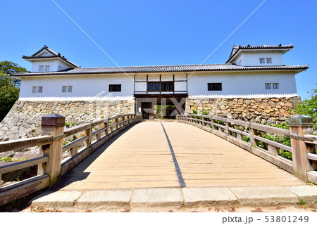 国宝彦根城天秤櫓　現存天守　日本100名城　滋賀県彦根市 53801249
