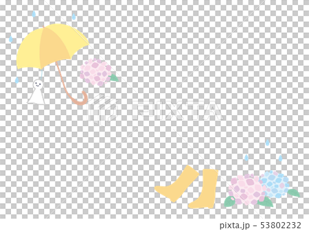 カット素材（梅雨イメージ）2 53802232