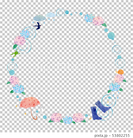 フレーム素材-梅雨イメージ1テク 53802255