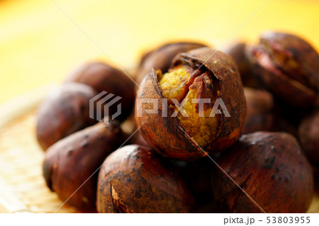 焼き栗 53803955