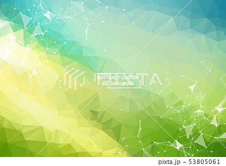 Abstract Geometric Green Blue Polygonal background Abstract Geometric Green Blue Polygonal background 53805061
