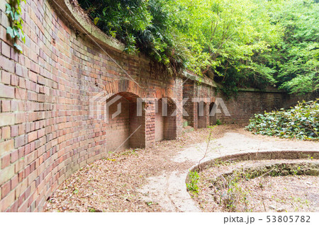 和歌山 友ヶ島 第三砲台跡の砲座 和歌山 友ヶ島 第三砲台跡の砲座 53805782