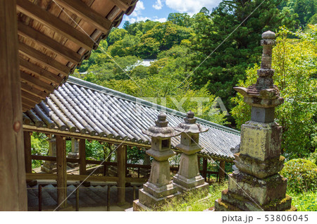 奈良県　長谷寺　階段　登廊 53806045