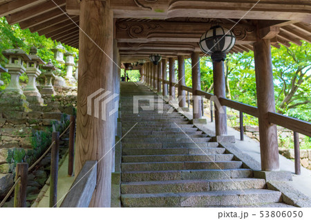 奈良県　長谷寺　階段　登廊 53806050