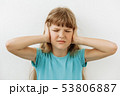 Frustrated and stress emotion. 53806887