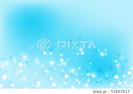 Abstract technology and innovation background with molecular structures and neural network Abstract technology and innovation background with molecular structures and neural network 53807627