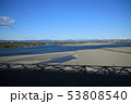 東海道新幹線からの車窓風景　天竜川 53808540