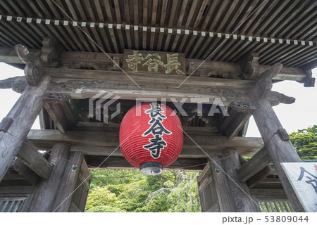 長谷寺の山門(鎌倉市長谷) 53809044