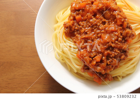 ミートソーススパゲティ。 53809232