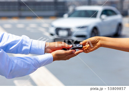 高級車　整備　セールスマン　メカニック　テクニシャン　メンテナンス　女性　男性　名車　個人　ビジネス 53809857