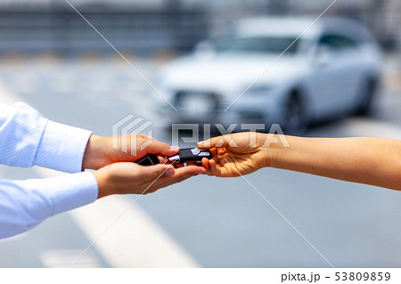 高級車　整備　セールスマン　メカニック　テクニシャン　メンテナンス　女性　男性　名車　個人　ビジネス 53809859