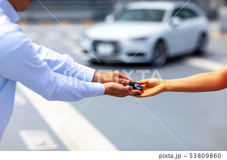 高級車　整備　セールスマン　メカニック　テクニシャン　メンテナンス　女性　男性　名車　個人　ビジネス 53809860