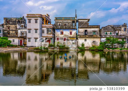 Old countryside houses Old countryside houses 53810399