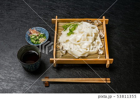 おきりこみうどん homemade noodles of Japan(udon) おきりこみうどん homemade noodles of Japan(udon) 53811355