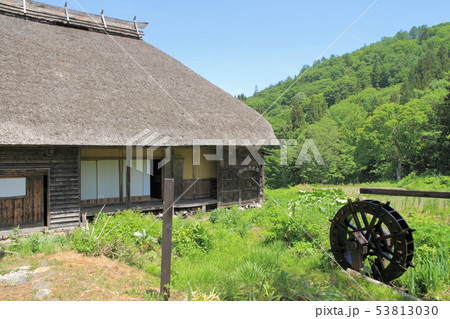 千国街道 牛方宿と水車 千国街道 牛方宿と水車 53813030
