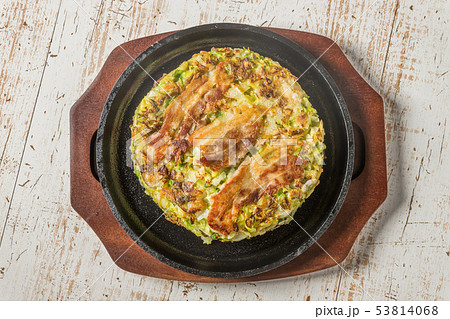 お好み焼き  Okonomiyaki is a Japanese-style pancake 53814068