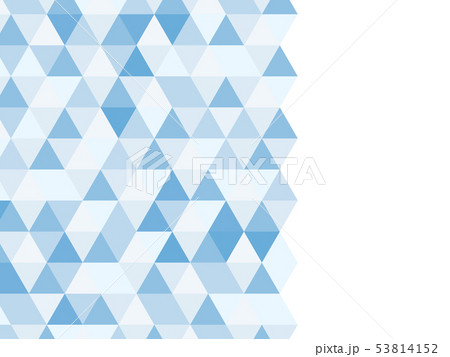 三角形の背景 青のイラスト素材