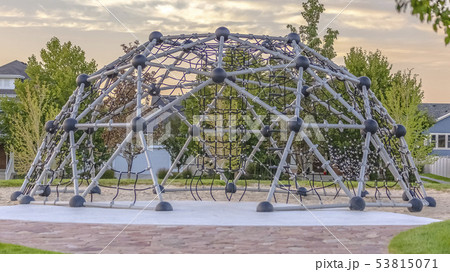Dome climbing frame in Daybreak Utah neighborhood Dome climbing frame in Daybreak Utah neighborhood 53815071