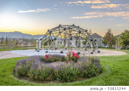Beautiful scenery on a park in Daybreak Utah 53815244