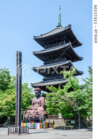 八事山興正寺大仏と五重塔 八事山興正寺大仏と五重塔 53815306