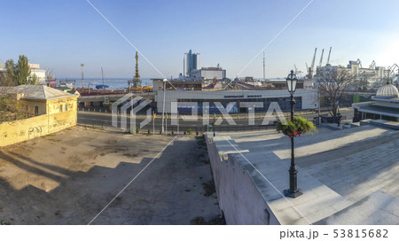 Early autumn at Odessa seaside Boulevard in 53815682